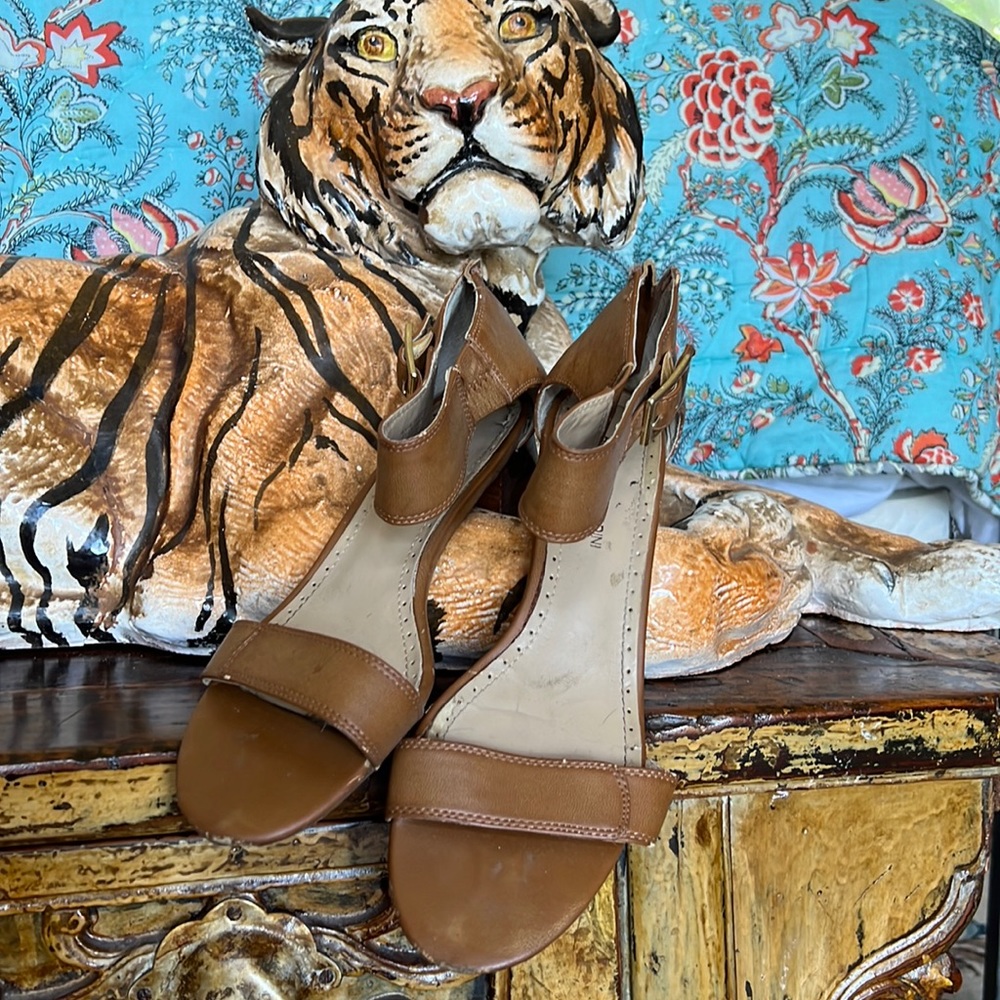 Adrienne Vittadini Leather Sandals